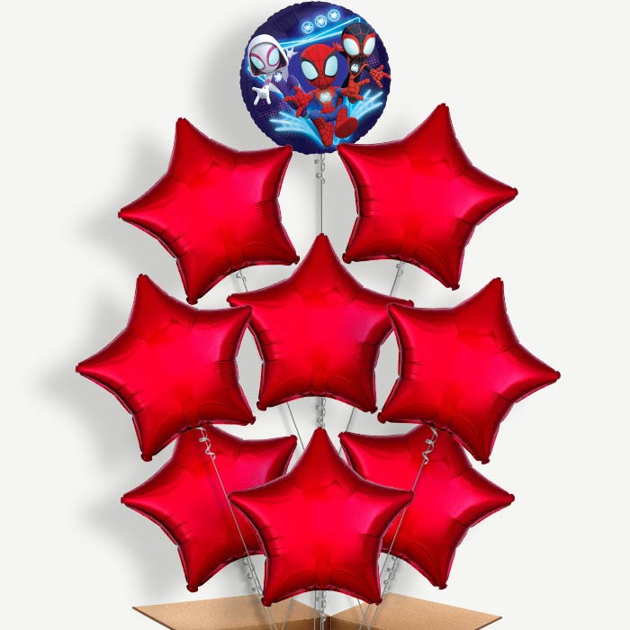 Spidey & His Amazing Friends Helium Balloon Bundle | Party Save Smile