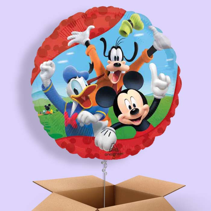 Mickey & Minnie Mouse & Friends Helium Balloon in a Box - 1 Balloon | Party Save Smile