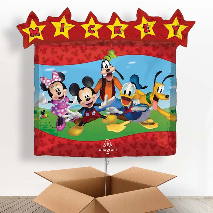 Mickey Mouse & Friends Helium Balloon in a Box - 1 x Giant Balloon | Party Save Smile