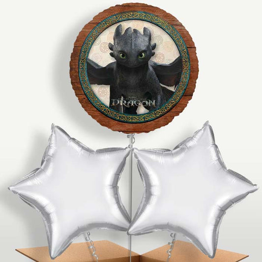 How to Train Your Dragon Bunch of Balloons inflated with Helium | Party Save Smile