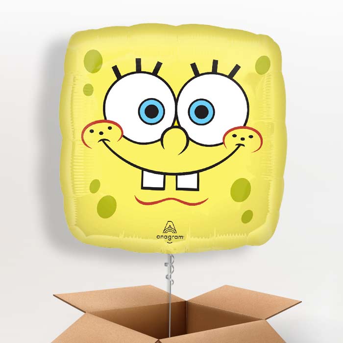 SpongeBob SquarePants & Patrick Helium Balloon in a Box - 1 Balloon | Party Save Smile