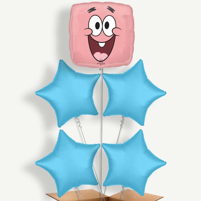 SpongeBob SquarePants & Patrick Helium Cluster Balloons