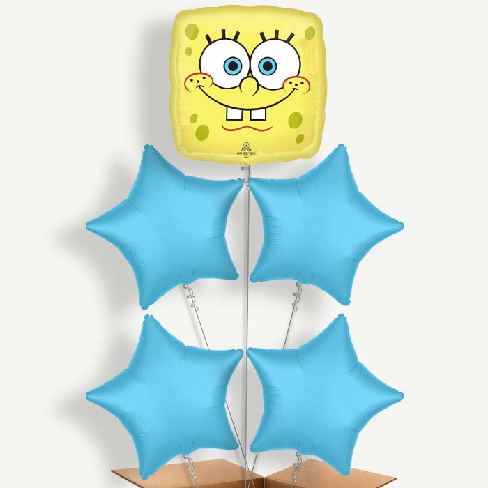 SpongeBob SquarePants & Patrick Helium Cluster Balloons | Party Save Smile