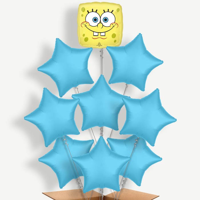 SpongeBob SquarePants & Patrick Helium Balloon Bundle | Party Save Smile