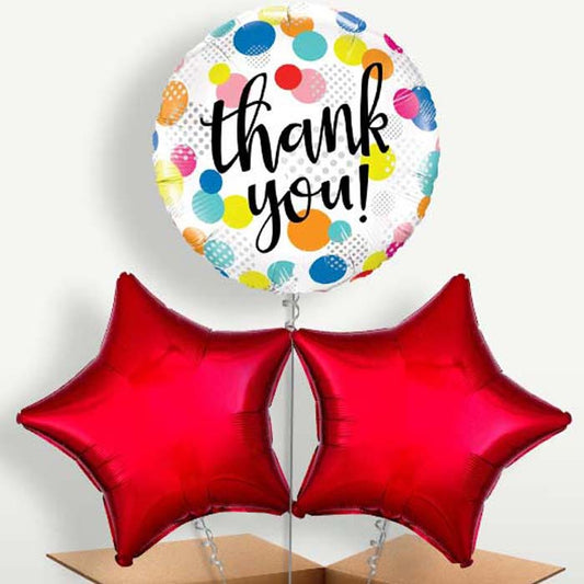 Thank You Polka Dots Helium Bunch of Balloons | Party Save Smile