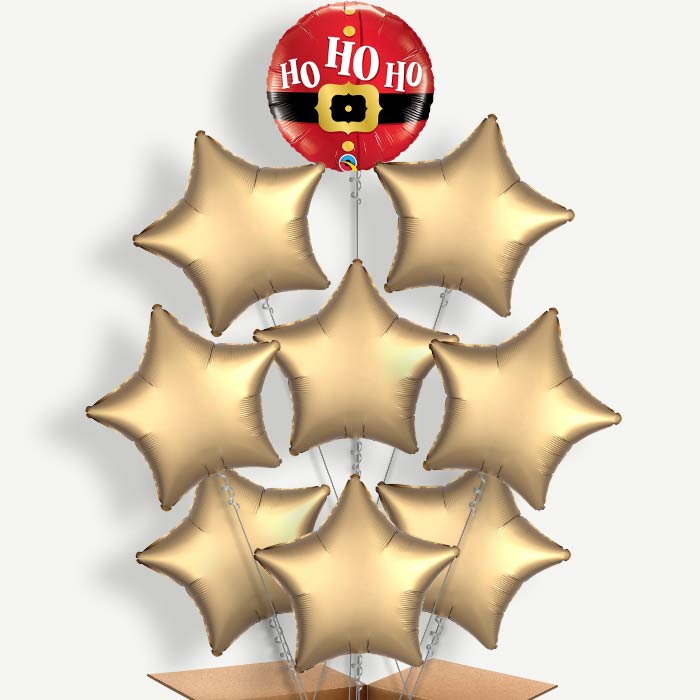 Santa Ho Ho Ho Helium Balloon Bundle | Party Save Smile