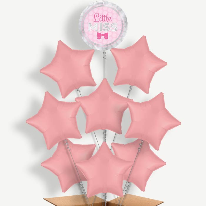 Little Miss Baby Shower Helium Balloon Bundle | Party Save Smile