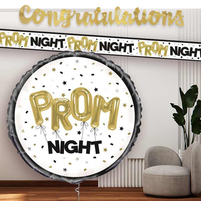 Prom Banners and Balloons