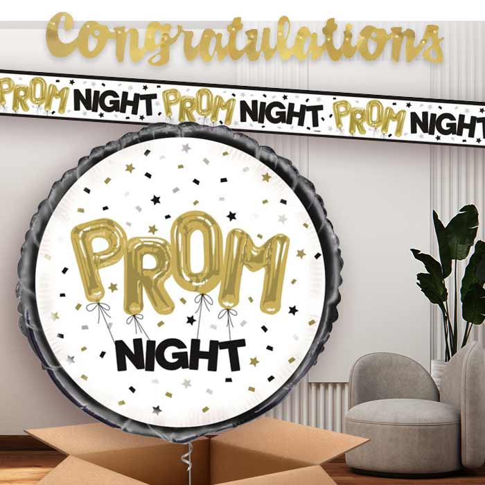 Prom Banners and Balloons | Party Save Smile
