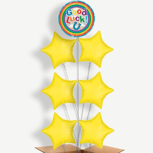 Good Luck Horse Shoe Helium Balloon Arrangement | Party Save Smile