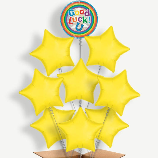 Good Luck Horse Shoe Helium Balloon Bundle | Party Save Smile