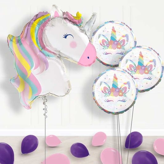 Pastel Unicorn Bouquet Balloons in a Box