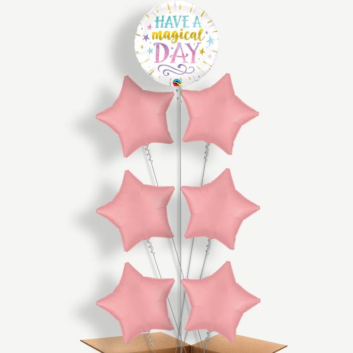 Have a Magical Day Balloon Arrangement Inflated with Helium | Party Save Smile