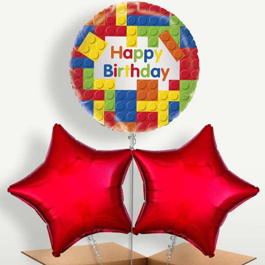 Building Blocks Happy Birthday Bunch of Balloons | Party Save Smile