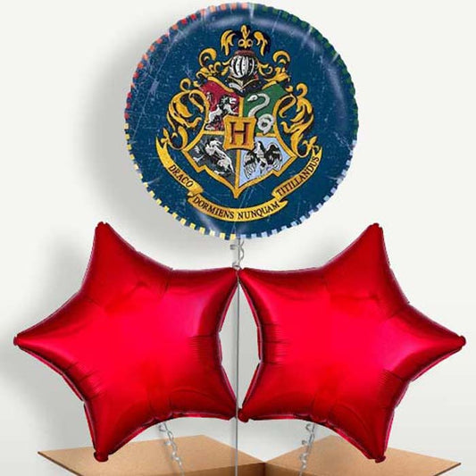 Blue Harry Potter Bunch of Balloons inflated with Helium | Party Save Smile