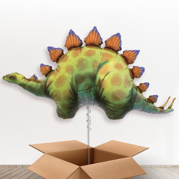 Giant Stegosaurus Dinosaur Helium Balloon in a Box - Giant Balloon | Party Save Smile