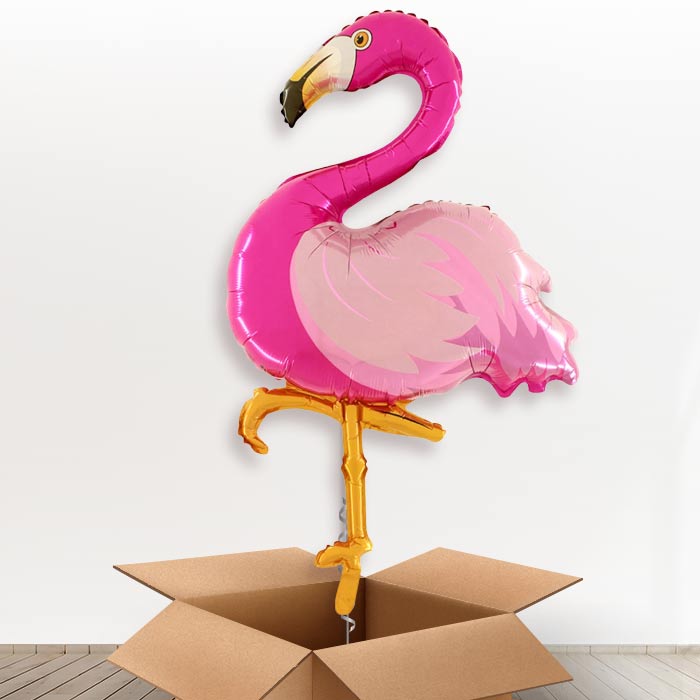 Shaped Flamingo Helium Balloon in a Box-Giant Balloon| Party Save Smile