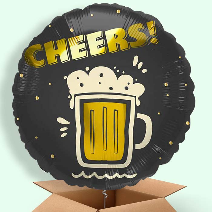 Cheers Beer Mug Helium Balloons Delivered - 1 Balloon | Party Save Smile