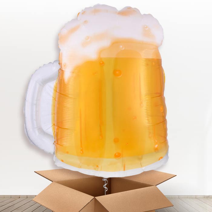 Giant Beer Mug Helium Balloon in a Box-Giant Balloon| Party Save Smile