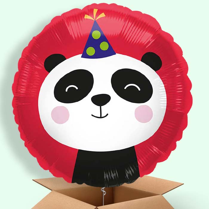 Party Panda Helium Balloons Delivered - 1 Balloon | Party Save Smile