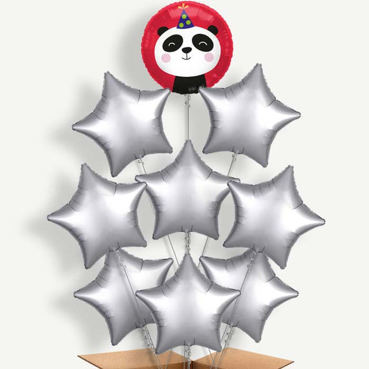 Party Panda 9 Helium Balloon Bundle | Party Save Smile