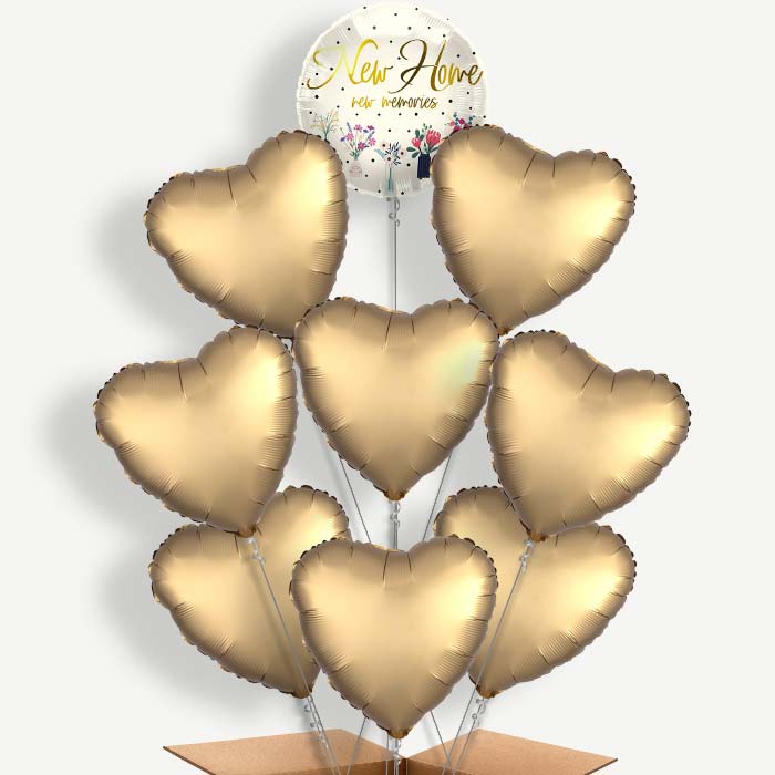New Home Floral Print 9 Helium Balloon Bundle | Party Save Smile