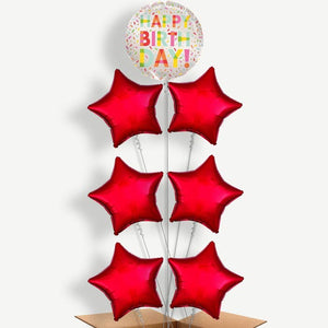 Sprinkles Donut 7 Helium Balloon Arrangement