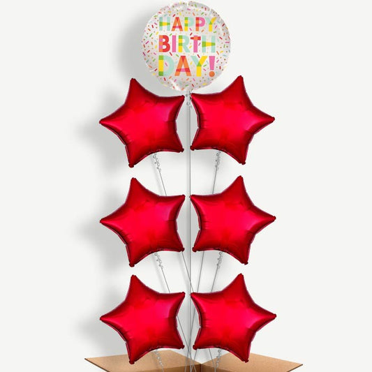 Sprinkles Donut Helium Balloon Arrangement | Party Save Smile