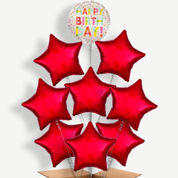 Sprinkles Donut Helium Balloon Bundle | Party Save Smile