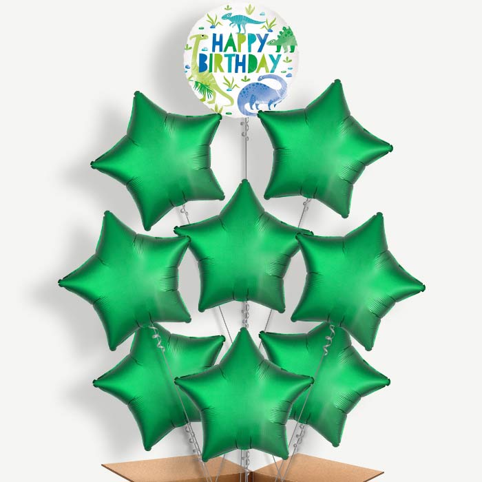 Dinosaur Balloon Bundle Inflated with Helium | Party Save Smile