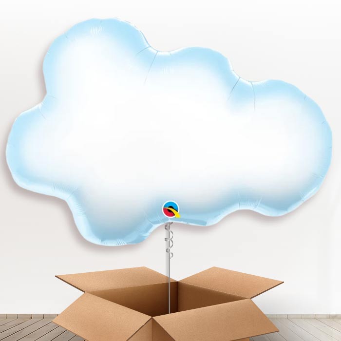 Cloud Giant Shaped Helium Balloon in a Box Gift - Giant Balloon | Party Save Smile