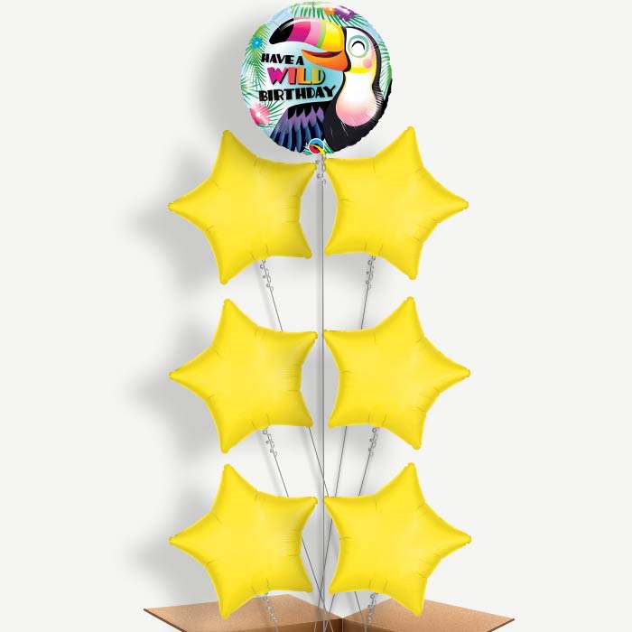 Have a Wild Birthday Toucan Helium Balloon Arrangement | Party Save Smile