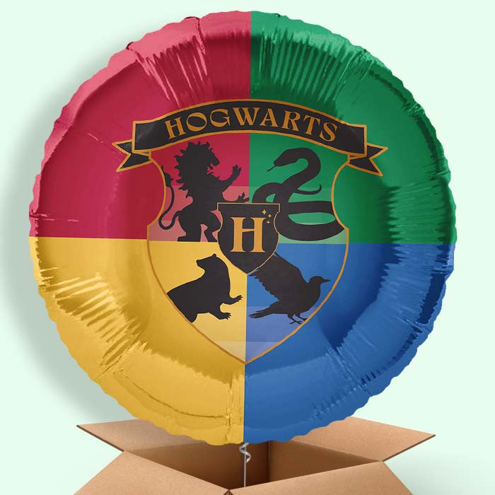 Harry Potter Crest Helium Balloons Delivered - 1 Balloon | Party Save Smile