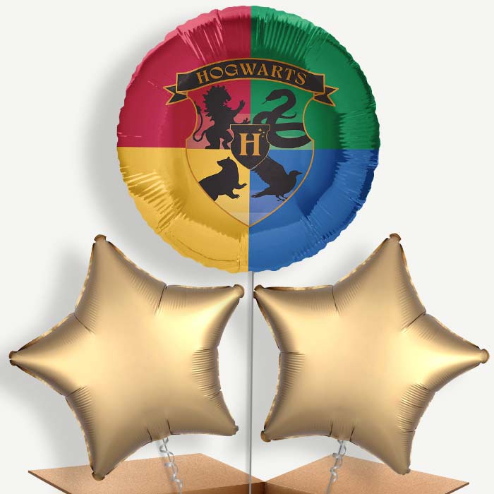 Harry Potter Crest Bunch of Balloons (Trio) | Party Save Smile