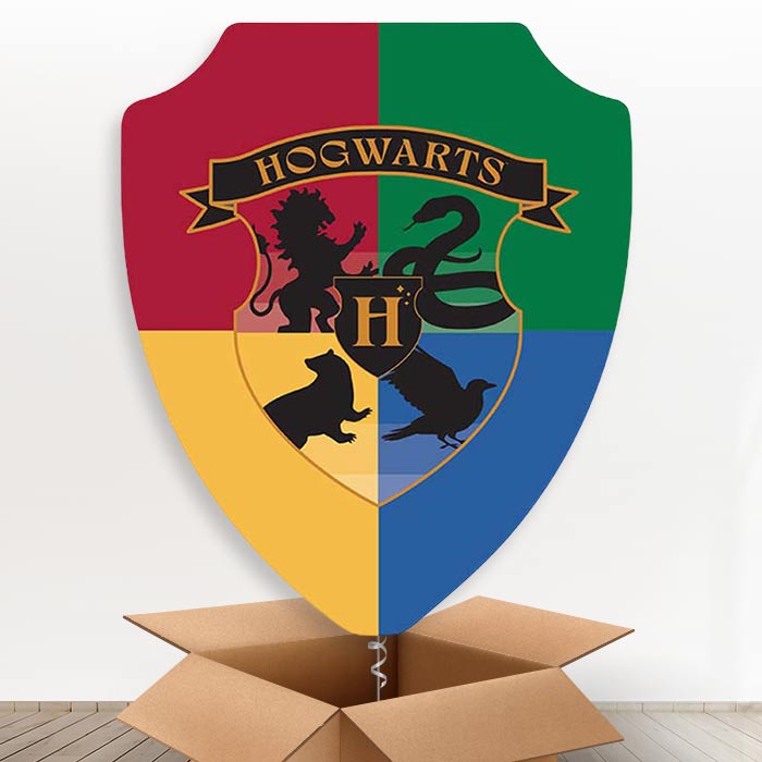 Harry Potter Crest Giant Helium Balloon in a Box | Giant Balloon | Party Save Smile