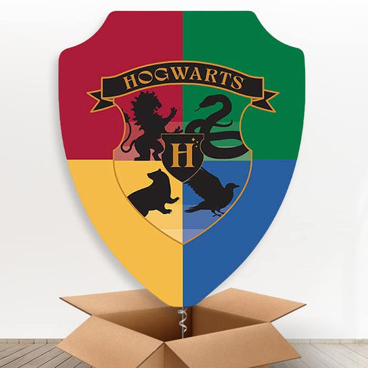 Harry Potter Crest Giant Helium Balloon in a Box | Giant Balloon | Party Save Smile