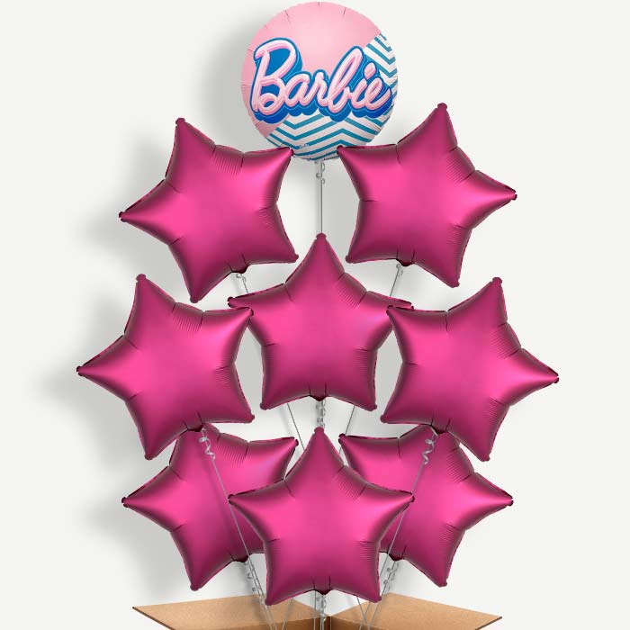 Barbie 9 Helium Balloon Bundle | Party Save Smile