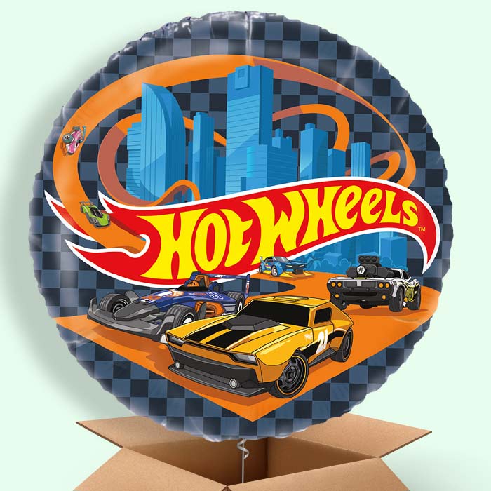 Hot Wheels Helium Balloons Delivered - 1 Balloon | Party Save Smile