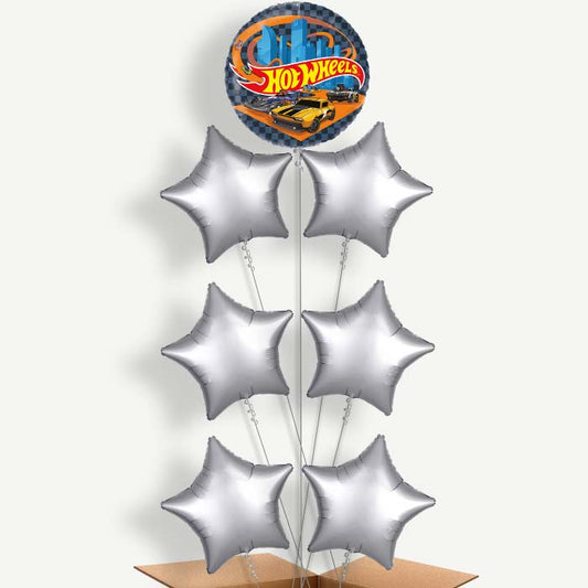 Hot Wheels 7 Helium Balloon Arrangement | Party Save Smile