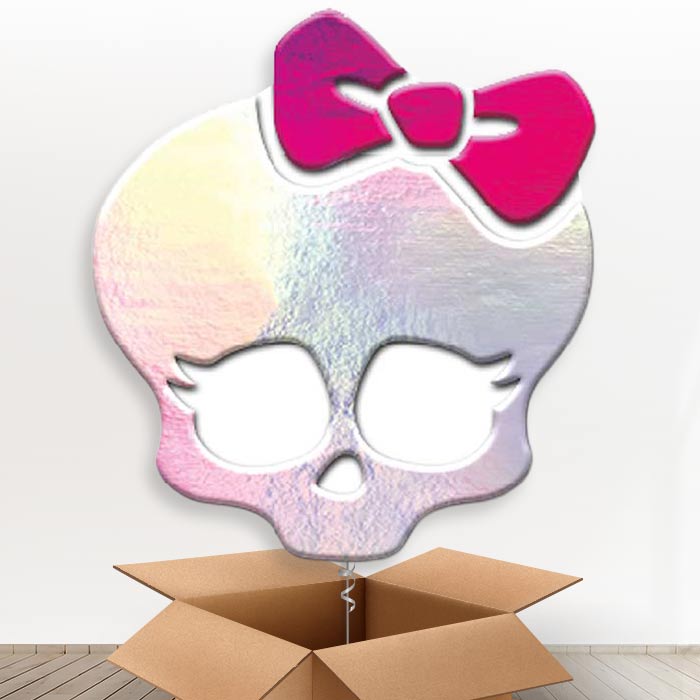 Monster High Skull Giant Helium Balloon in a Box | Giant Balloon | Party Save Smile