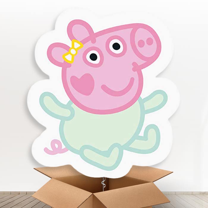 Evie Pig Giant Helium Balloon in a Box | Giant Balloon | Party Save Smile