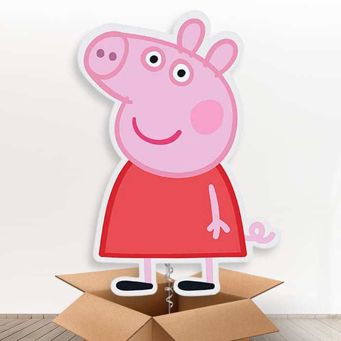 Peppa Pig Giant Helium Balloon in a Box | Giant Balloon | Party Save Smile