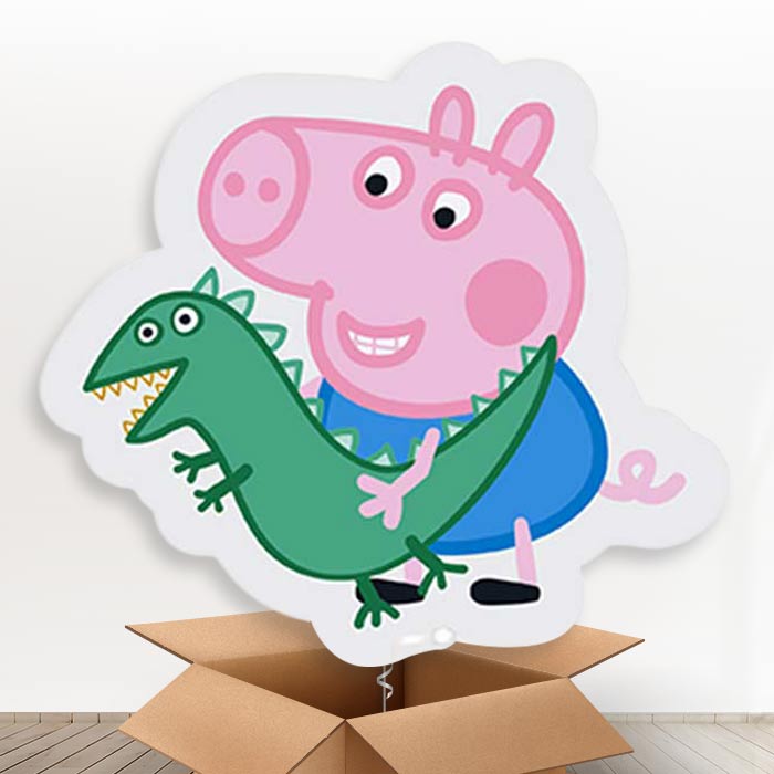 George Pig Shaped Helium Balloon in a Box | Giant Balloon | Party Save Smile