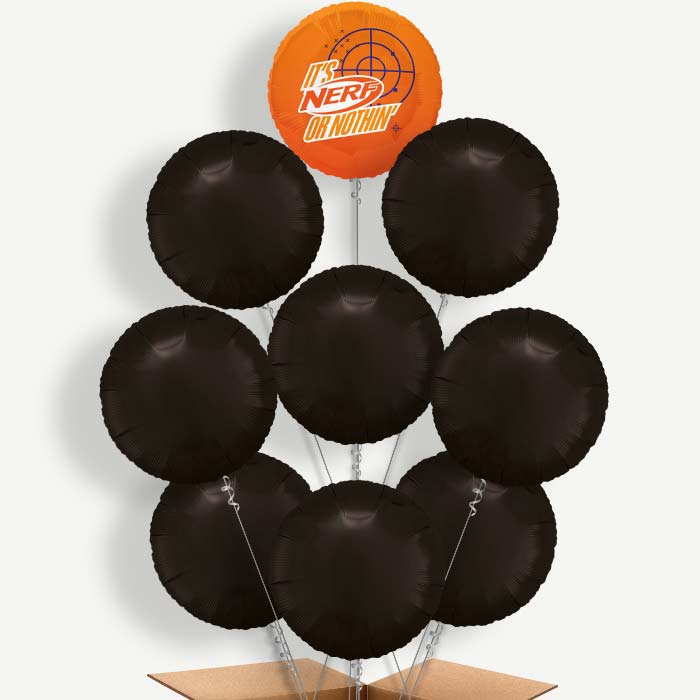 Nerf 9 Helium Balloon Bundle | Party Save Smile