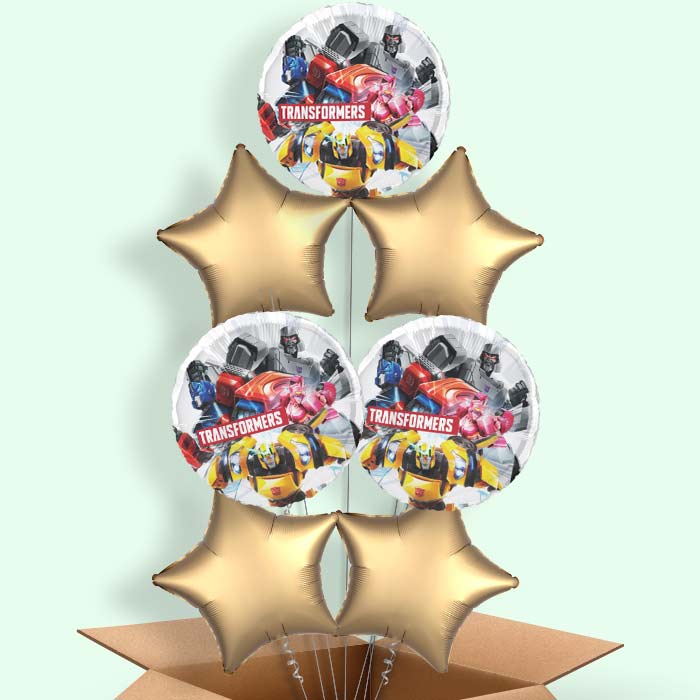 Transformers Helium Balloons Delivered - 7 Balloons | Party Save Smile