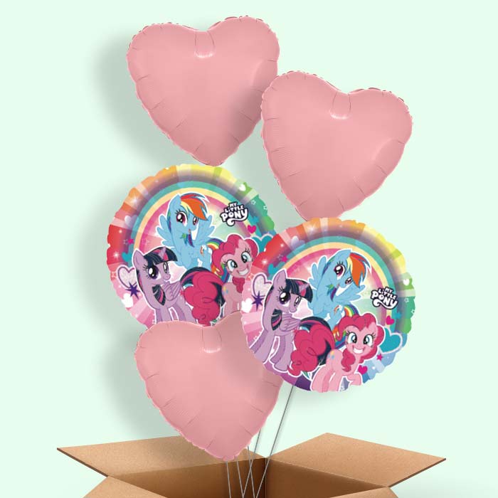 My Little Pony and Friends Helium Balloons Delivered - 5 Balloons | Party Save Smile
