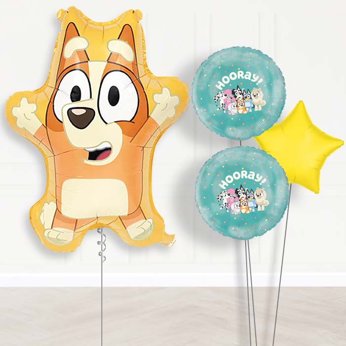 Bingo Balloon Bouquet Delivery | Giant Balloon + 2 Themed Balloons + 1 Plain Balloon | Party Save Smile