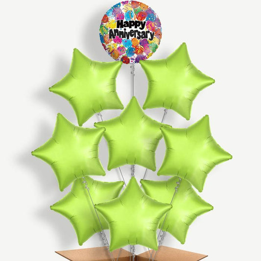 Wedding Anniversary Dots Helium Balloon Bundle | Party Save Smile