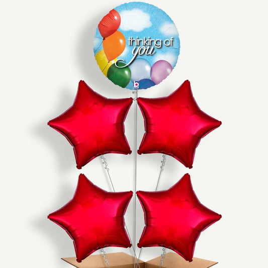 Thinking of You Helium Balloon Cluster  | Party Save Smile