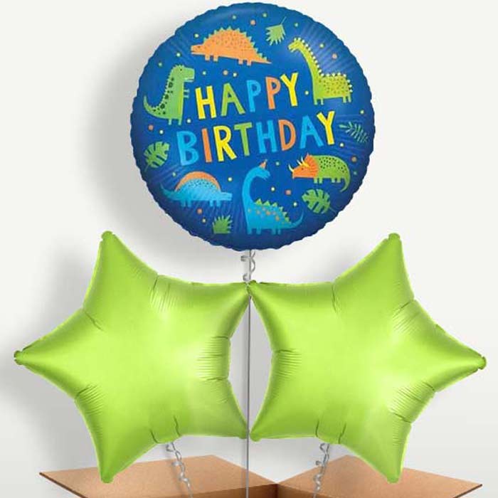 Colourful Happy Birthday Dinosaur Bunch of Balloons | Party Save Smile